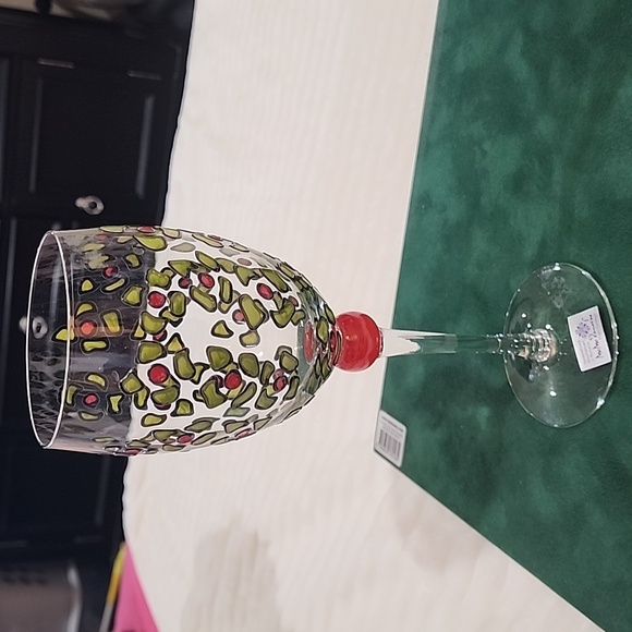 3 MoMo Panache Crystal Wine Glasses, Retired, Hand Painted - Picture 2 of 4